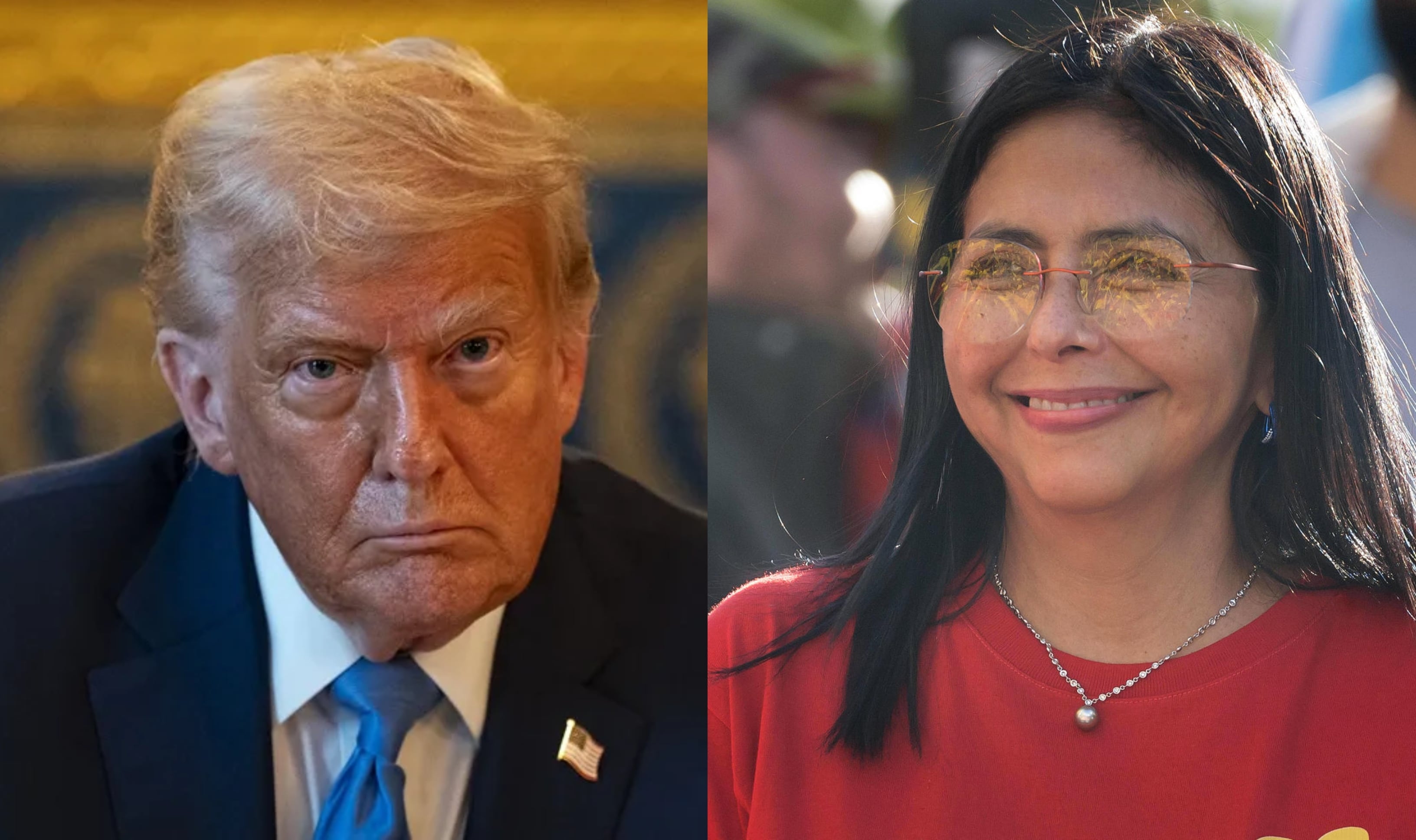 Trump sostiene llamada con Delcy Rodríguez; “es una persona fantástica”,  aseguró – La Crónica de Hoy