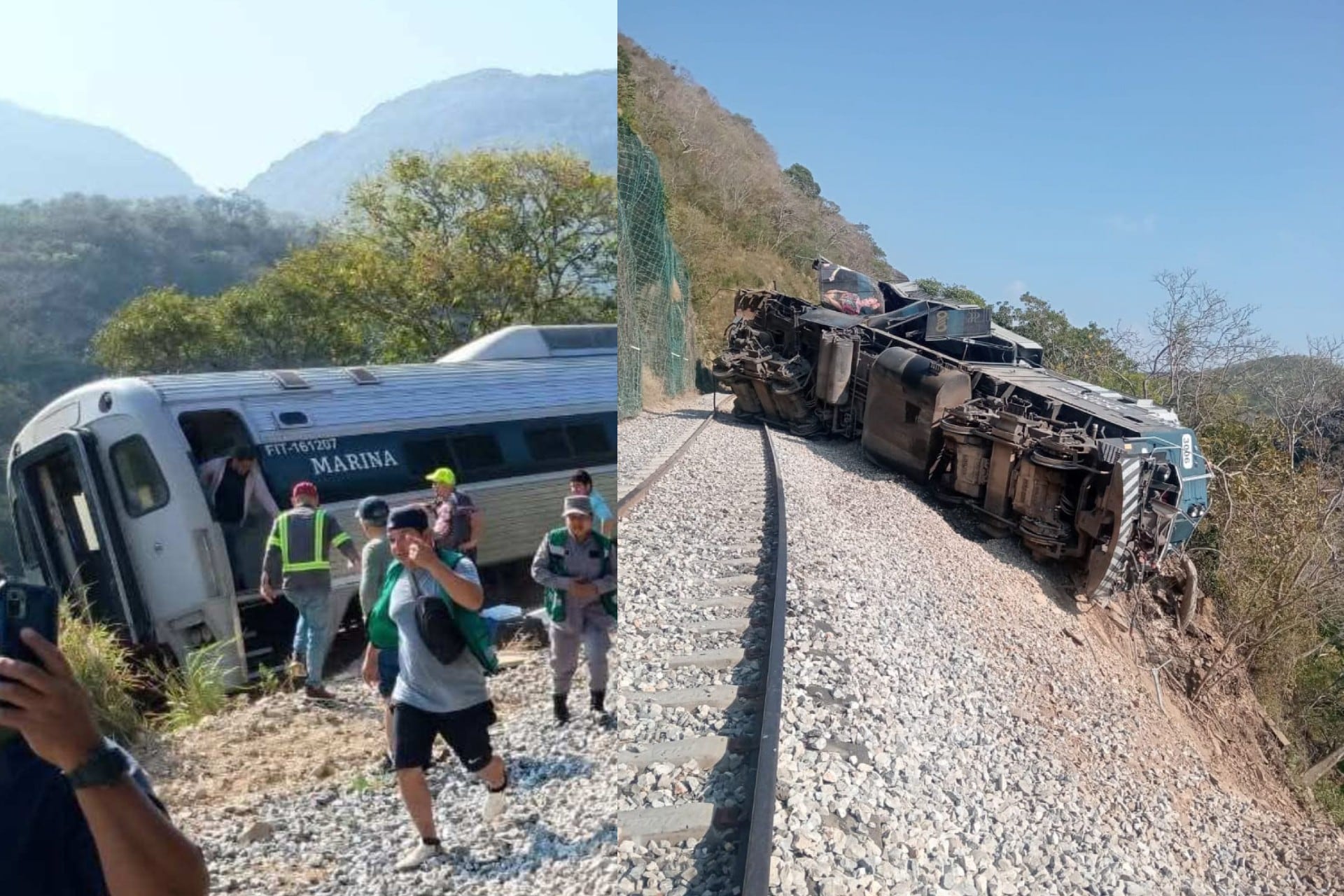 Video y testimonio de pasajero que viajaba en Tren Interoceánico que se  descarriló en Oaxaca – La Crónica de Hoy