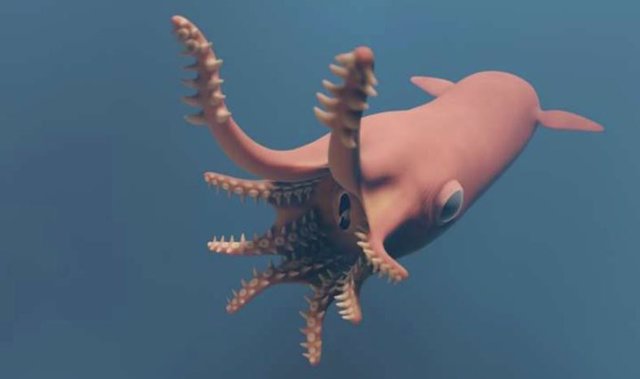 Un ancestro jurásico del calamar se revela como activo cazador